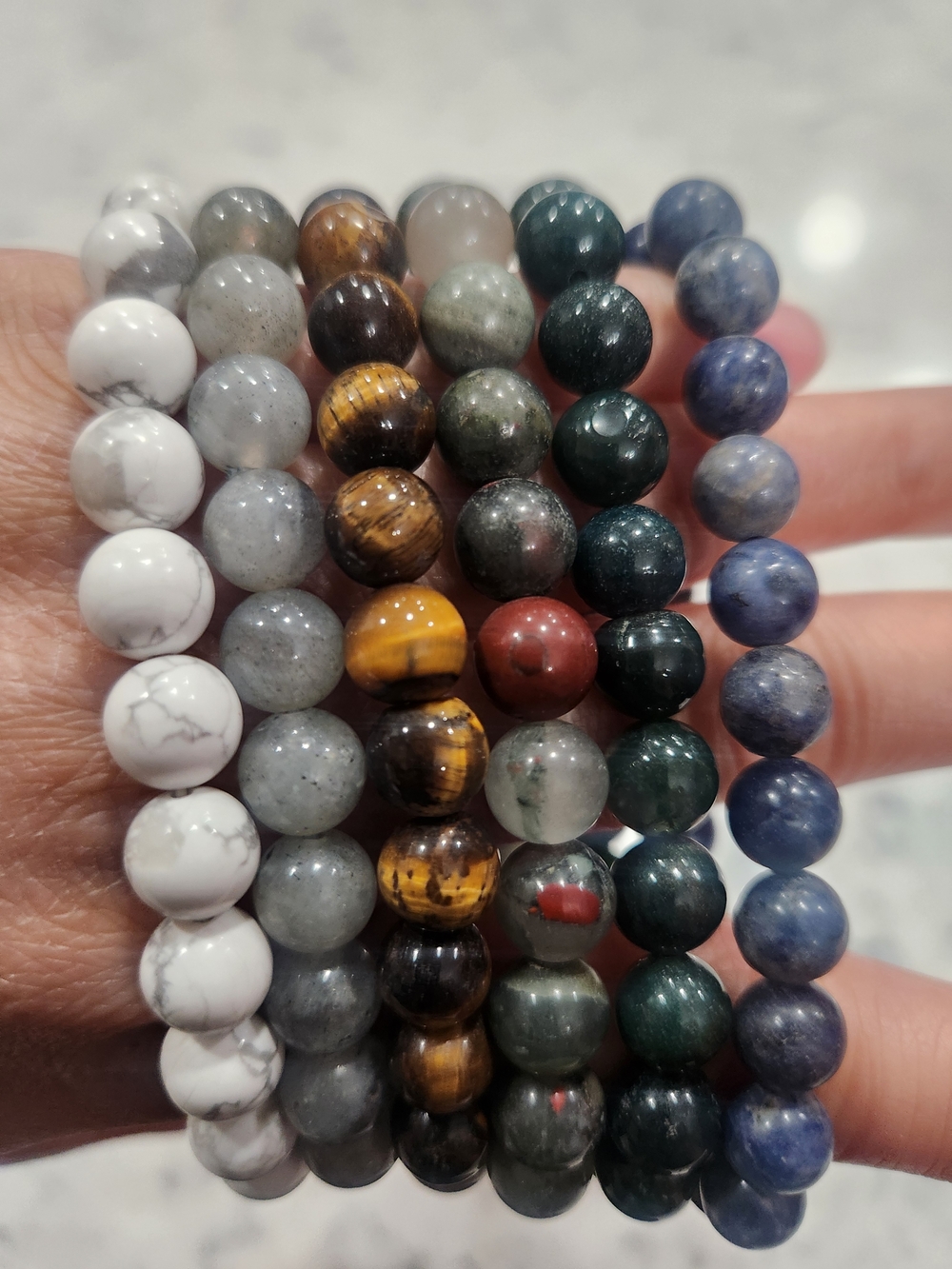 Natural Stone Bracelet Set